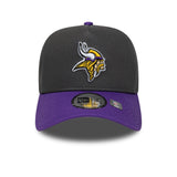 czapka Minnesota Vikings, A-Frame, New Era, szara