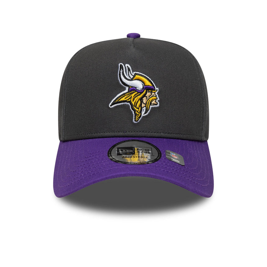 czapka Minnesota Vikings, A-Frame, New Era, szara