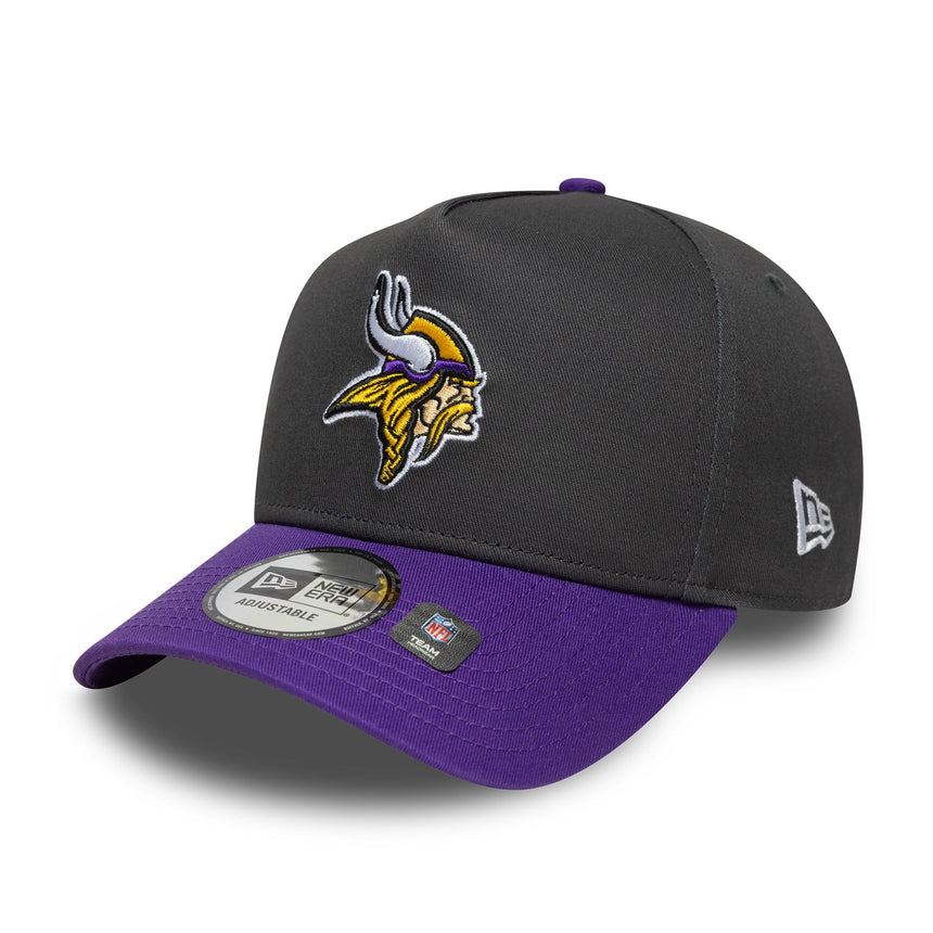 czapka Minnesota Vikings, A-Frame, New Era, szara