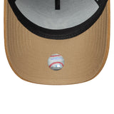 czapka New York Yankees, daszek zamszowy, A-frame, 9FORTY, czarny