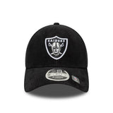 Czapka Las Vegas Raiders, sznurek, New Era, 9FORTY, czarny