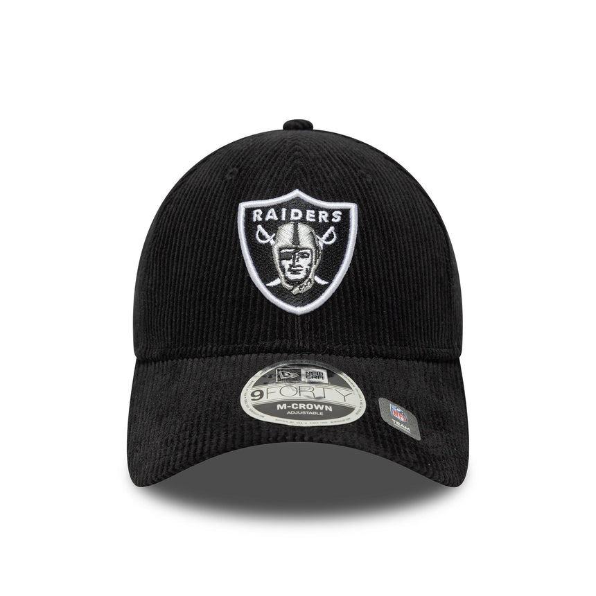 Czapka Las Vegas Raiders, sznurek, New Era, 9FORTY, czarny