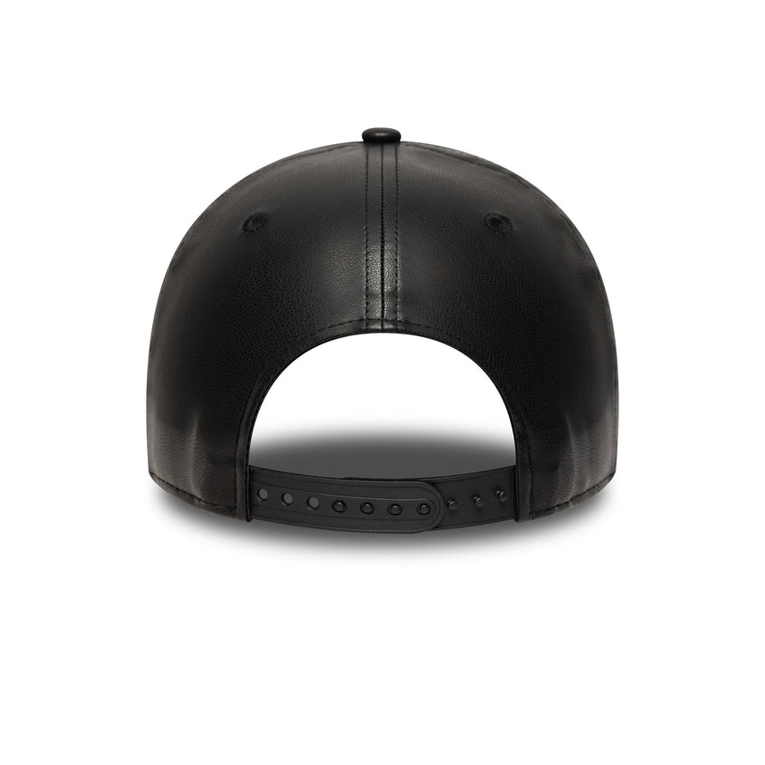 Czapka Chicago Bulls, PU MC, New Era, 9FORTY, jednolita, czarna