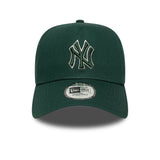 czapka New York Yankees, ramka konturowa, New Era, 9FORTY, jednokolorowa, zielona