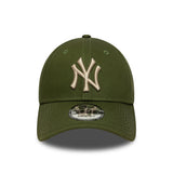 Czapka New York Yankees, prosty pin, New Era, 9FORTY, zielony