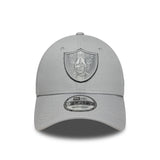 czapka Los Angeles Raiders, TEAM OUTLINE, New Era, 9FORTY, szary