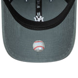 Czapka z daszkiem New York Yankees, logo w stylu wypranego (washed), New Era, 9TWENTY, szara