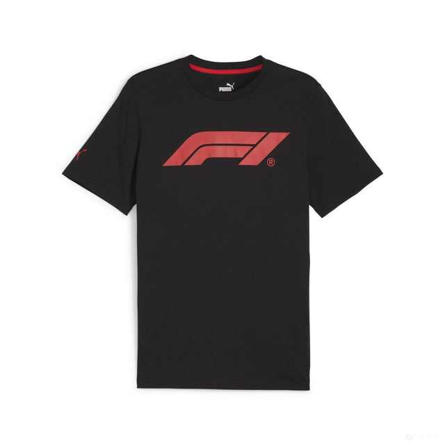 Formula 1 tričko, Puma, Essential Logo, černá - FansBRANDS®