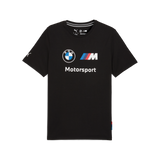 Koszulka z logo BMW, Puma, Essential, MMS, czarna 🔥