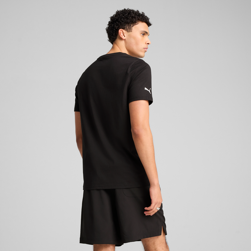 Koszulka z logo BMW, Puma, Essential, MMS, czarna 🔥