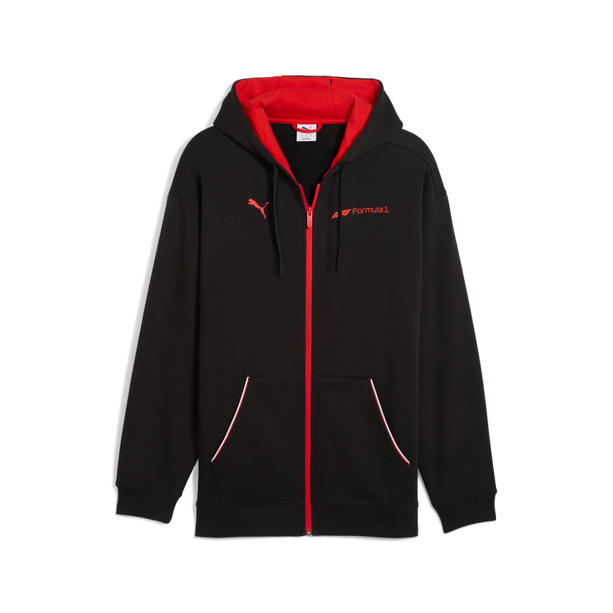 Bluza F1 z kapturem, Puma, Essential+, na zamek, czarna 🔥