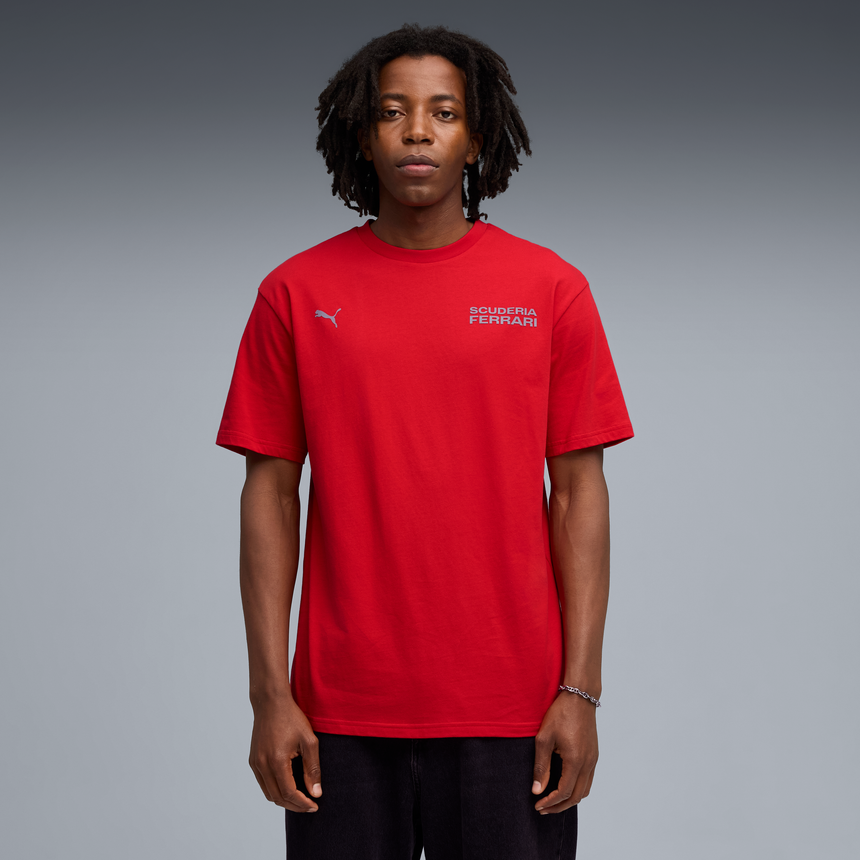 Koszulka Ferrari, Puma, styl życia, czerwona 🔥
