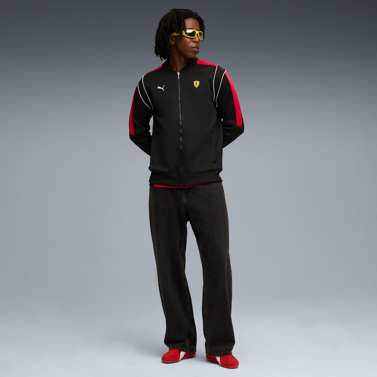 Sweter Ferrari, Puma, MT7, czarny 🔥