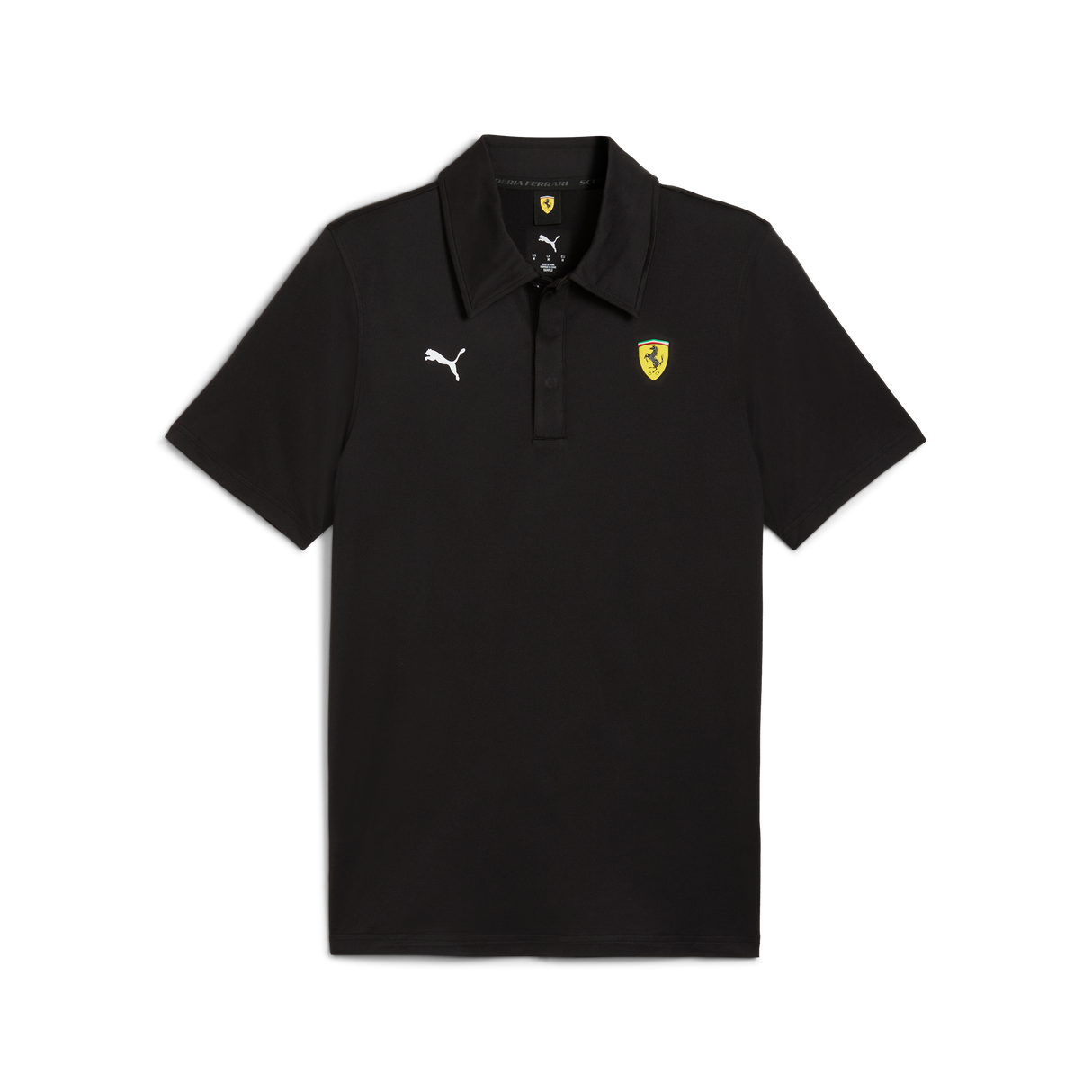 Polo Ferrari, Puma, odzież sportowa cloudspun, czarne 🔥