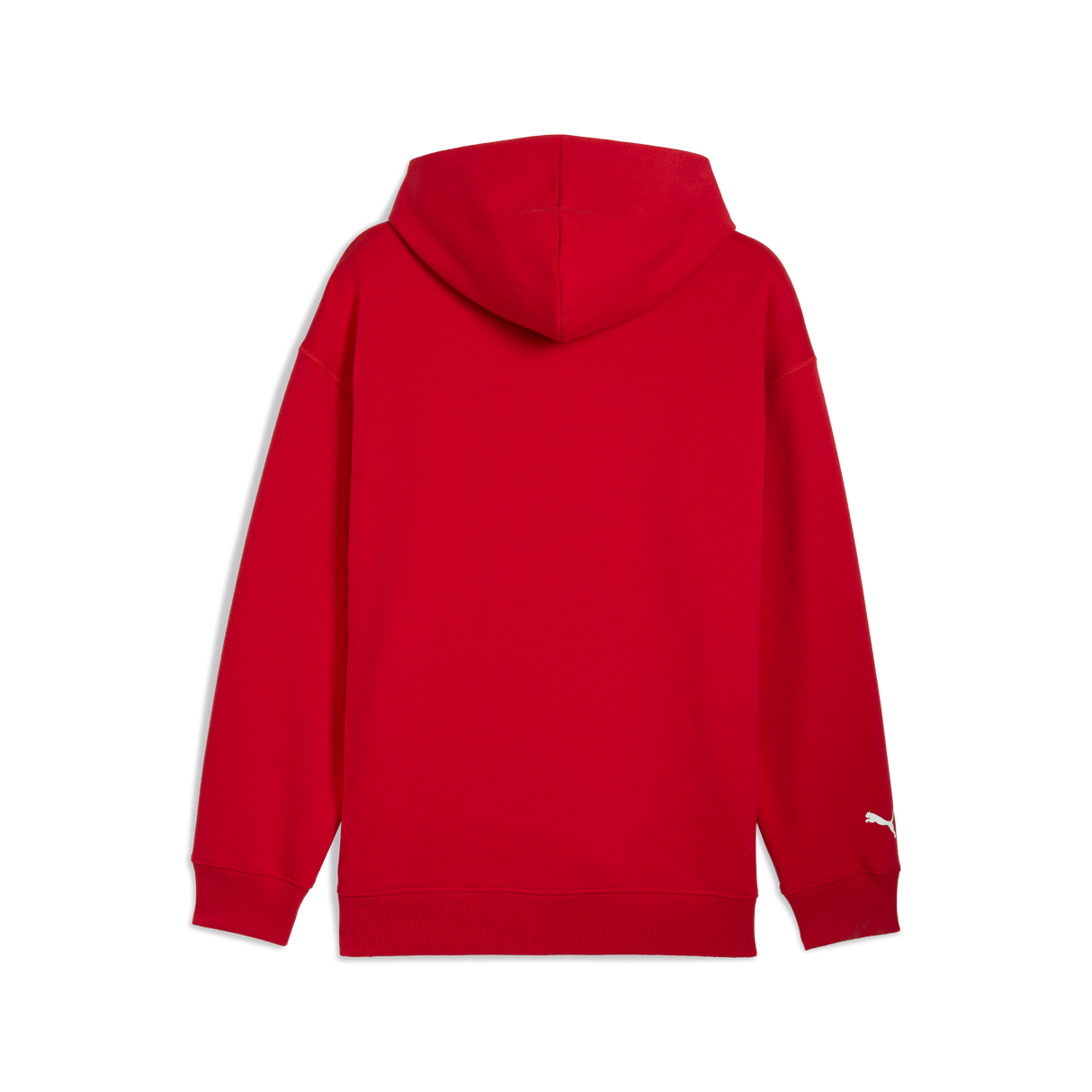 Bluza z kapturem Ferrari, Puma, odzież sportowa, logo tarczy, czerwona 🔥