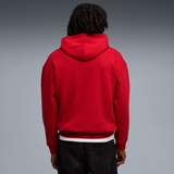 Bluza z kapturem Ferrari, Puma, odzież sportowa, logo tarczy, czerwona 🔥