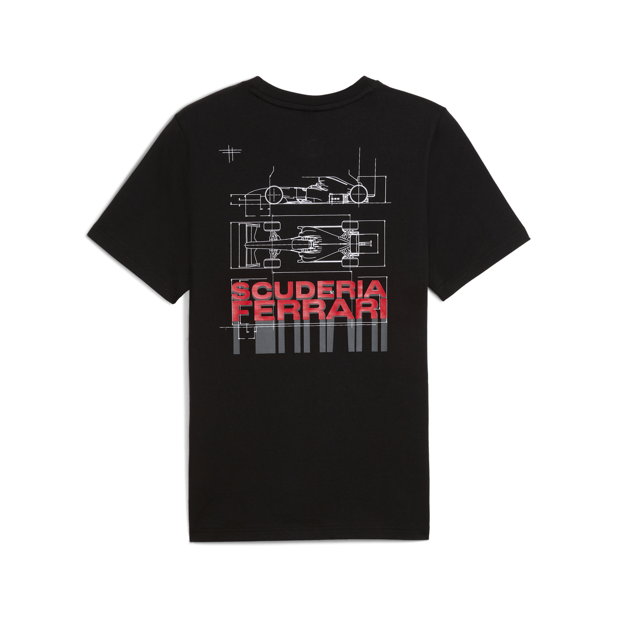 Czarna koszulka z grafiką Ferrari, Puma 🔥