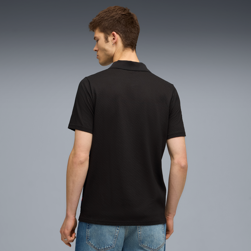 BMW polo z żakardu, Puma, MMS, czarne 🔥