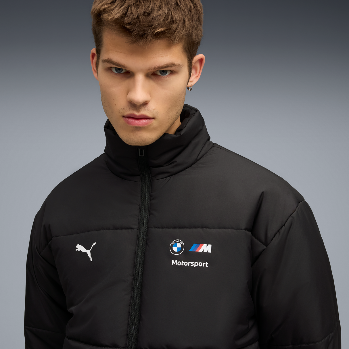 Kurtka puchowa BMW, Puma, MMS, essential+, czarna 🔥