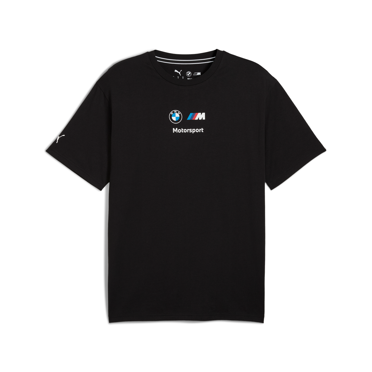 koszulka BMW, Puma, MMS, logo BMW II, essential+, czarna 🔥