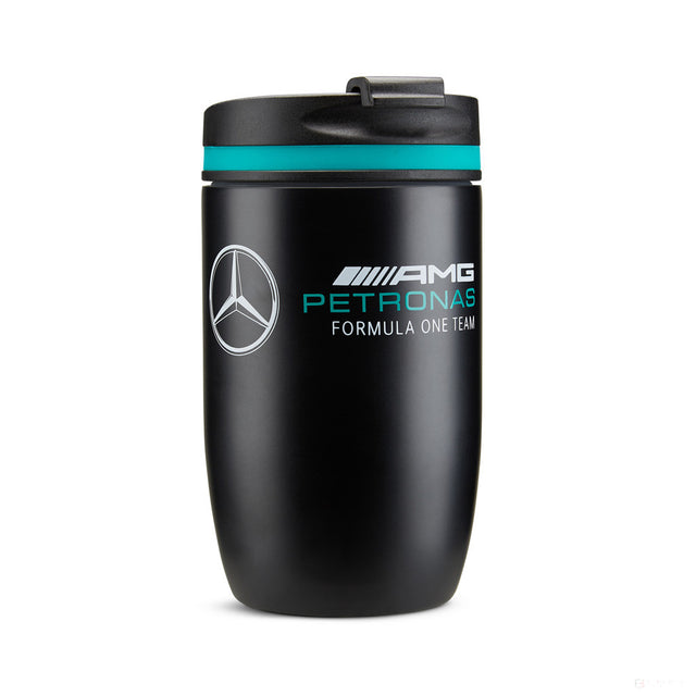 Sklenička na termální nápoje Mercedes, černá, 2022 - FansBRANDS®