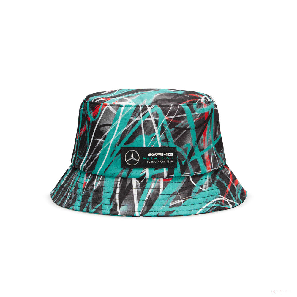Mercedes Bucket Hat, Graffiti, Multicolor, 2022