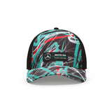 Mercedes Baseball Cap, Graffiti, Multicolor, 2022 - FansBRANDS®