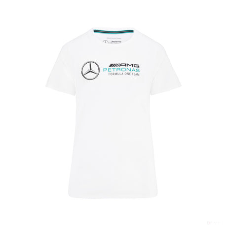 Dámské tričko Mercedes, velké logo, bílé, 2022 - FansBRANDS®