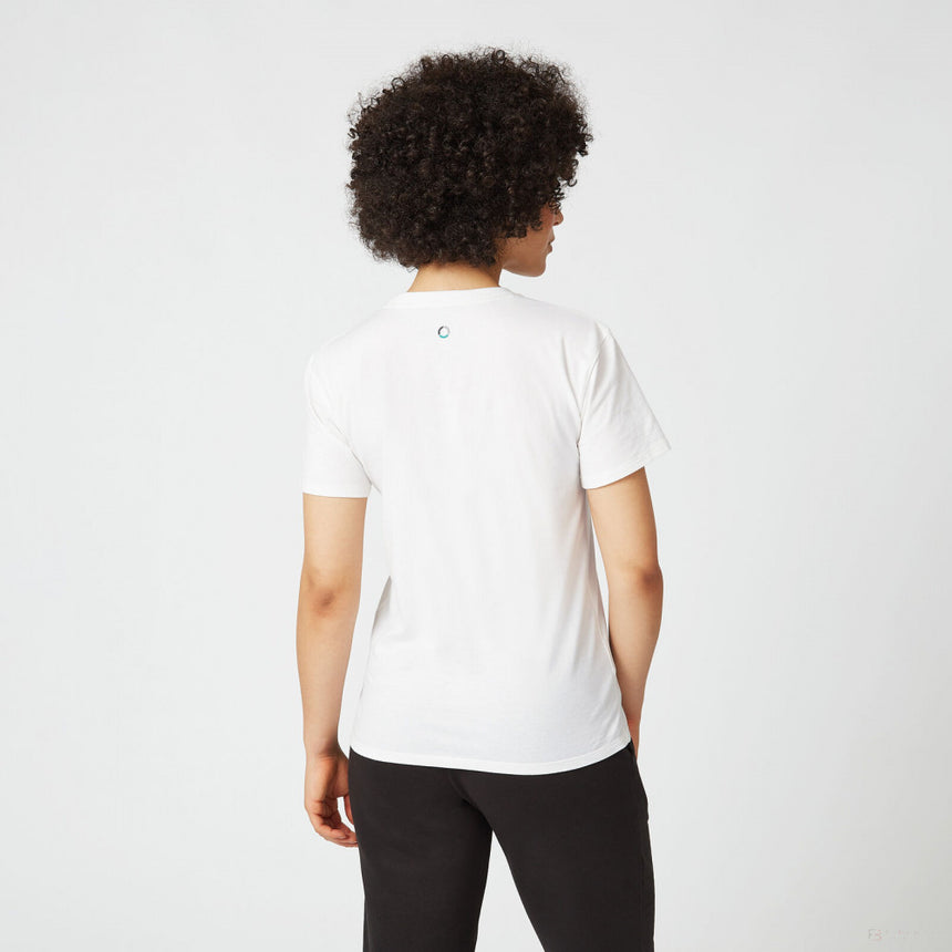 Dámské tričko Mercedes, velké logo, bílé, 2022 - FansBRANDS®