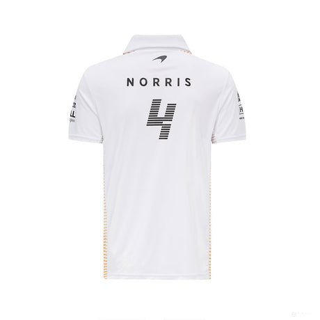 McLaren Polo, Lando Norris, bílý, 2021