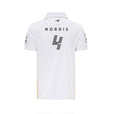 McLaren Polo, Lando Norris, bílý, 2021 - FansBRANDS®