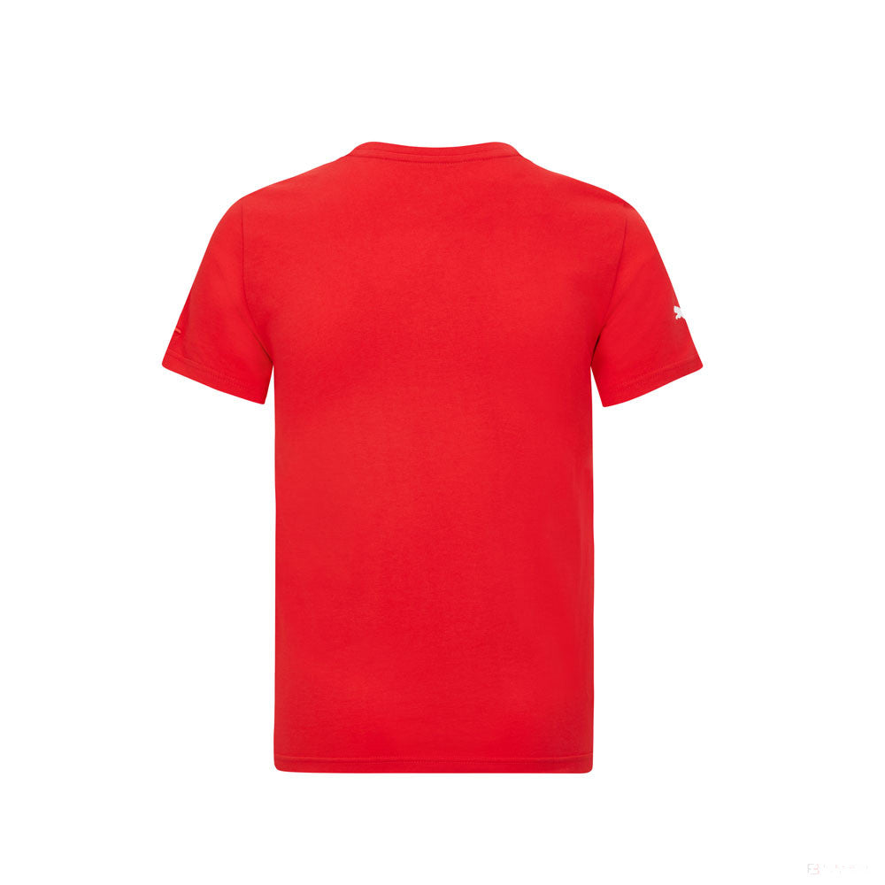 Ferrari dětské tričko, velký štít, červené, 2021