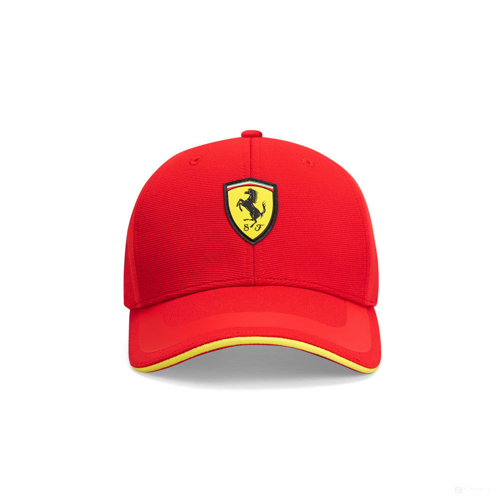 Baseballová čepice Ferrari, technická, pro dospělé, červená, 2021 - FansBRANDS®