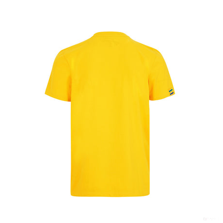 Tričko Ayrton Senna, Logo, žluté, 2021