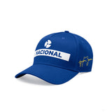 Baseballová čepice Ayrton Senna, Nacional, modrá, 2021