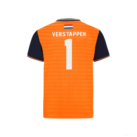 Tričko Red Bull, sportovní oblečení Max Verstappen, oranžové, 2022 - FansBRANDS®