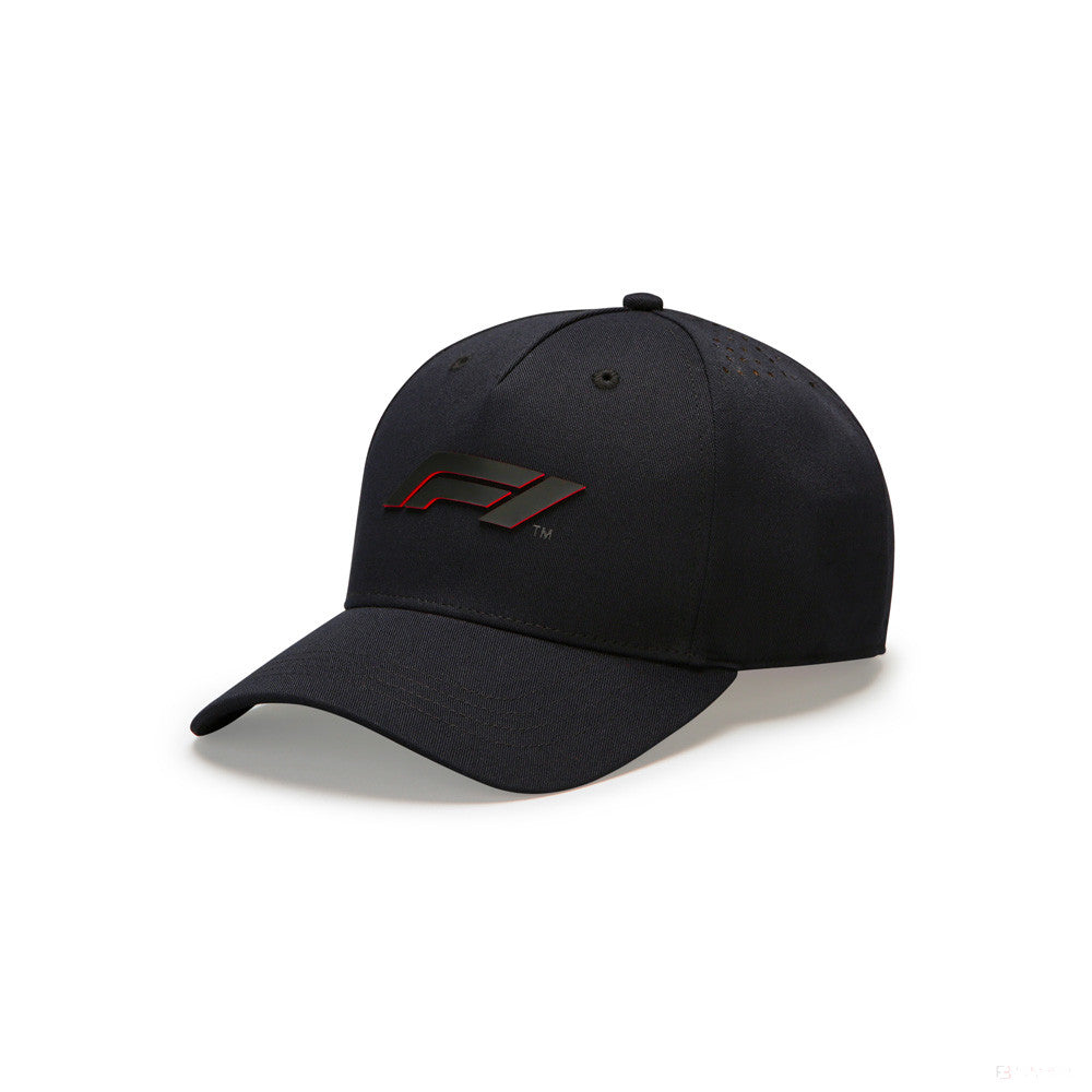 Baseballová čepice Formule 1, 3D logo, černá, 2022