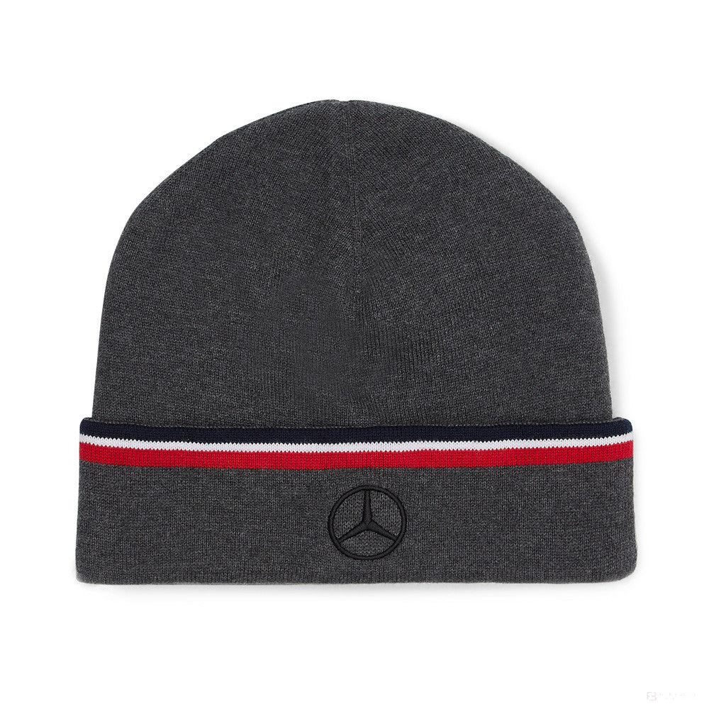 Mercedes Beanie, Team, šedá, 2022 - FansBRANDS®