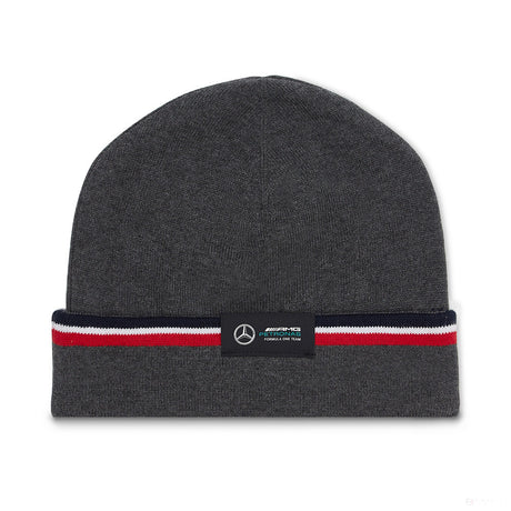 Mercedes Beanie, Team, šedá, 2022 - FansBRANDS®