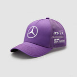 Baseballová čepice Mercedes, Lewis Hamilton Trucker, pro dospělé, fialová, 2022