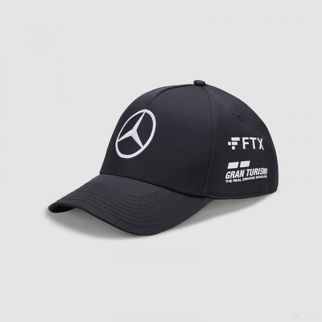 Mercedes Baseball Cap, Lewis Hamilton, Kids, Black, 2022 - FansBRANDS®