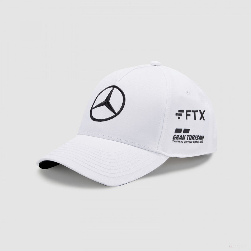 Baseballová čepice Mercedes, Lewis Hamilton, děti, bílá, 2022 - FansBRANDS®