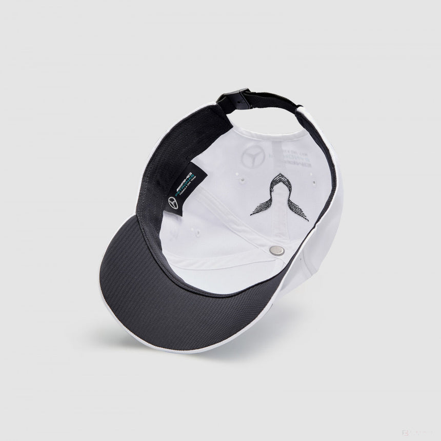 Baseballová čepice Mercedes, Lewis Hamilton, děti, bílá, 2022 - FansBRANDS®