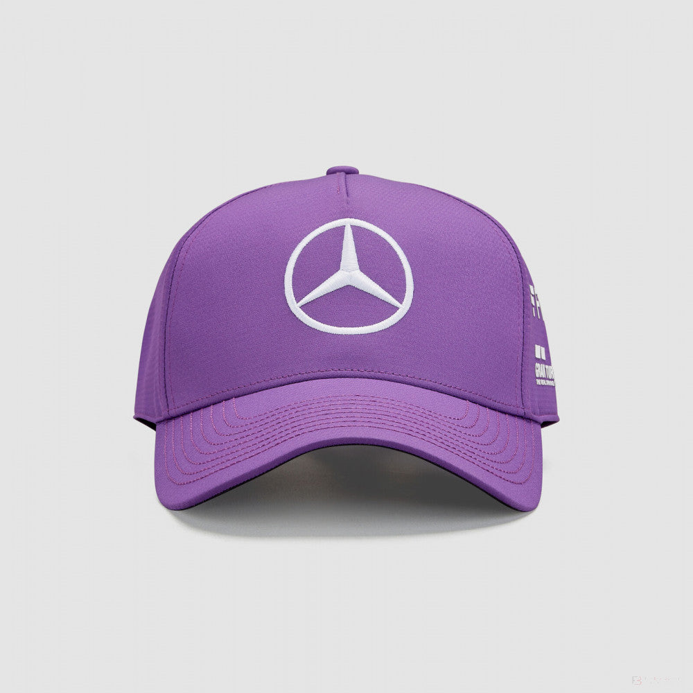 Baseballová čepice Mercedes, Lewis Hamilton, děti, fialová, 2022 - FansBRANDS®