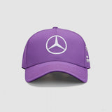 Baseballová čepice Mercedes, Lewis Hamilton, děti, fialová, 2022 - FansBRANDS®