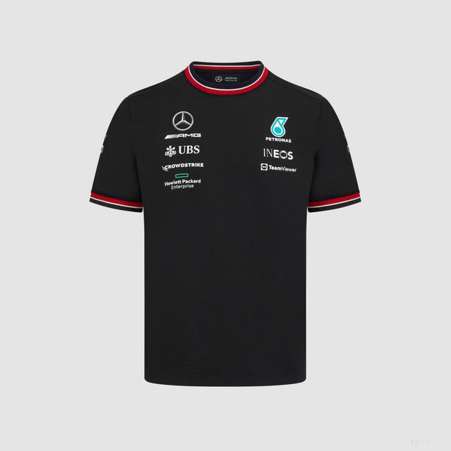 Dětské tričko Mercedes, Team, Black, 2022 - FansBRANDS®