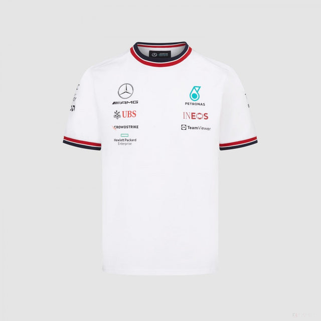 Dětské tričko Mercedes, Team, bílé, 2022 - FansBRANDS®
