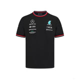 Tričko Mercedes, Team, Black, 2022