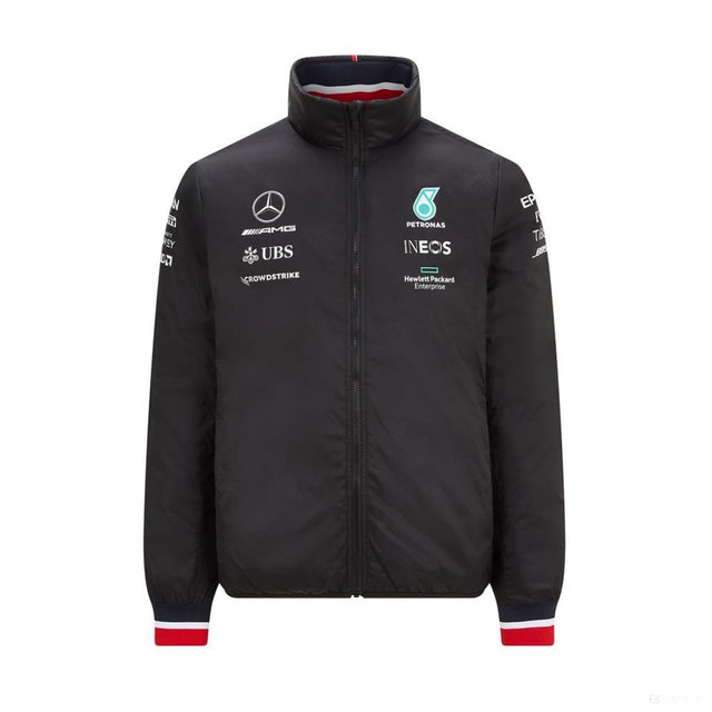 Mercedes Jacket, Team Lightweight, Silver, 2022 - FansBRANDS®