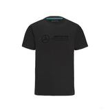Tričko Mercedes, velké logo Stealth, černé, 2022